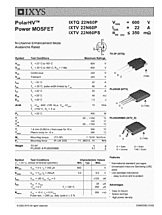 DataSheet IXTQ22N60P pdf